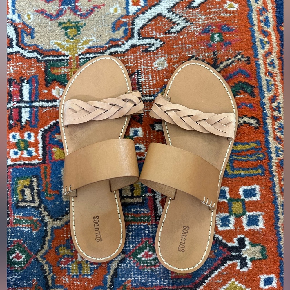 Soludos Braided Leather Sandals